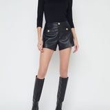 Dionne Faux Leather Short