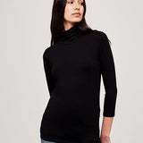 Aja Turtle Neck 3/4 Sleeve Top