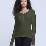 Faith Long Sleeves Henley Tee