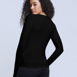 Faith Long Sleeve Henley Tee
