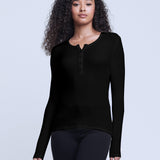 Faith Long Sleeve Henley Tee