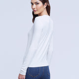 Faith Long Sleeve Henley Tee