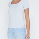 Alva Short Sleeves U Neck Top