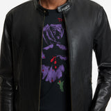 Baxter Jacket- Seamed Moto Zipper Details