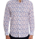 Blue Hawaiian Long Sleeve Shirt