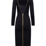 Aries Back Zipper Dress