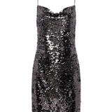 Nyla Cowl Neck Midi Slip Dress