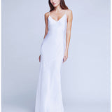 Serita Maxi V-Neck Bias Dress