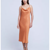 Anima Cowl Neck Chain Dress