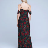 Kenna Cowlneck Coldshoulder Dress