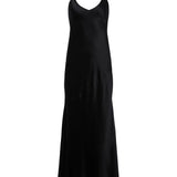 Serita Maxi V-Neck Bias Dress