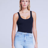 Nia Scoop Neck Tank Bodysuit