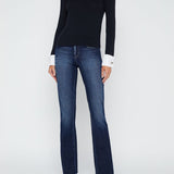 Flora Poplin Cuff Sweater