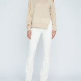 Ledger Off Shoulder Button Top
