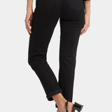 Sheri Slim Ankle Cheetah Cuff Pants