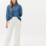 Maine Casual Flowing Wide-Leg Jersey Pants