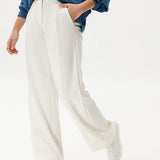 Maine Casual Flowing Wide-Leg Jersey Pants