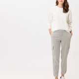MORRIS S Winter Jersey Minimal Stretch Cargo Trousers 819-79-5274