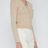 Toulouse Crop Crew Neck Cardigan