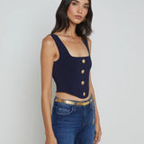SAGA SQUARE NECK KNT CRST