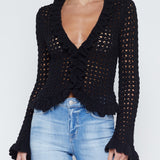 Solaris Open Stitch Cardigan