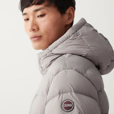 Stretch Matt Maxi Jacket with Hood