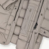 Stretch Matt Maxi Jacket with Hood