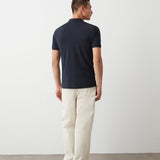 Men's Piqué Polo-Shirt with Ribbed Trims
