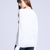 Blair Crossover Pullover Sweater