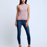 Imani Mock Neck Knit Tank