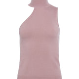 Imani Mock Neck Knit Tank