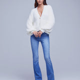 Harriet Blouson Sleeves Cardigan