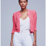 Delilah Crop Textured Cardigan