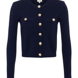 Toulouse Crop Crew Neck Cardigan