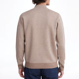 Light Gauge Highneck Jacquard With Zipper