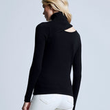 Everlee Cutout Turtleneck Sweater