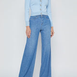 Taya Cropped V-Neck Cardigan