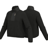 LADIES SWEATSHIRT-WOVEN-SHERPA