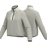 LADIES SWEATSHIRT-WOVEN-SHERPA