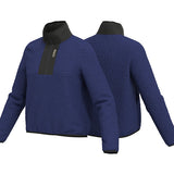 LADIES SWEATSHIRT-WOVEN-SHERPA