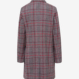 (93-6427) Porto Plaid Tailored Coat