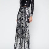 Sequin Zeta Long Skirt