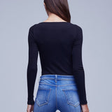 Winona V-neck Bodysuit