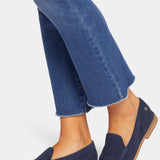 High-Rise Slim Bootcut Ankle with Fray