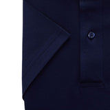 Textured Jacquard Luxe Short Sleeves Knit Polo