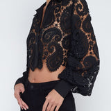 Odelia Crop Buttondown