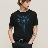 Short Sleeve Crew Tee Vintage Wash - Angel Statue