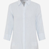 (41-7568) Vicki Linen Stripe Shirt
