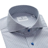 Printed Stretch Poplin S/S Sport Casual Shirt