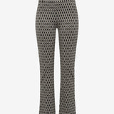 Malou S Retrotouch Jersey Patterned Ankle Pants (73-5668)